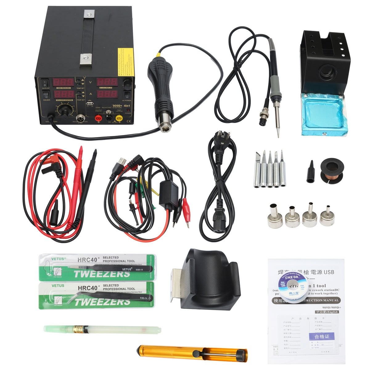 909d+ rework deals soldering station